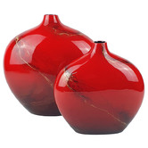 Rovan Scarlet Lacquer Vase