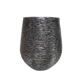 Rovan 2 Piece Silver Jardiniere Planter Set