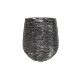 Rovan 2 Piece Silver Jardiniere Planter Set
