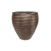 Rovan 2 Piece Rope Style Jardiniere Planter Set