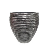 Rovan 2 Piece Rope Style Jardiniere Planter Set
