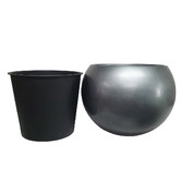 Rovan 2 Piece Round Jardiniere Planter Set