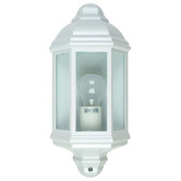 Zander Lighting White Civitanova Metal Outdoor Wall Light