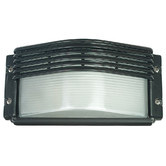 Zander Lighting Deckson Exterior Bulkhead Eyelid Light in Black