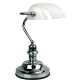 Zander Lighting Diem Steel Touch Bankers Desk Lamp