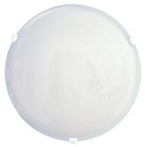 Zander Lighting Sauser White Clips Alabaster Oyster
