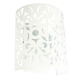 Zander Lighting Matte White Porto Metal Wall Light
