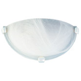 Zander Lighting Remo One Light Wall light in White with Clip