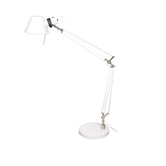 Zander Lighting Toya White Adjustable Metal Desk Lamp