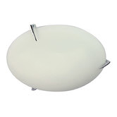 Zander Lighting Cone Frosted Glass Oyster Light