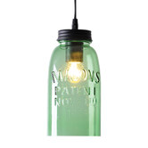 Zander Lighting Gallipoli Glass Jar Pendant Light