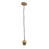 Zander Lighting Anagni Glass &amp; Wood Pendant Light