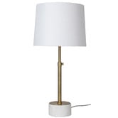 Zander Lighting Ciki Adjustable Brass Table Lamp