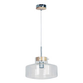 Zander Lighting 30cm Holbeck Scandinavian Glass Pendant Light