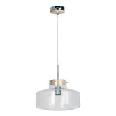 Zander Lighting Holbeck Scandinavian Drum Glass Pendant Light