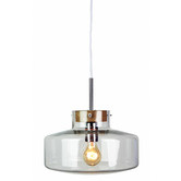 Zander Lighting 30cm Holbeck Scandinavian Glass Pendant Light