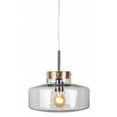 Zander Lighting Holbeck Scandinavian Drum Glass Pendant Light