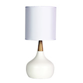 Zander Lighting 46cm Brindisi Wooden Table Lamp