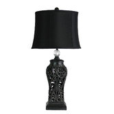 Zander Lighting Cremona Resin Filigree Table Lamp