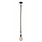 Zander Lighting Danube Steel Rope Pendant Light