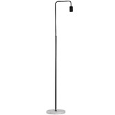 Zander Lighting Black Mirandola Steel  Floor Lamp