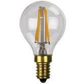 Zander Lighting Onyx E14 Golf Ball 2W LED Filament Bulb