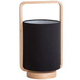 Zander Lighting 32.5cm Vittorio Wooden Table Lamp