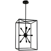 Zander Lighting Bressanone 8 Light Glass Pendant