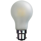 Zander Lighting Frosted B22 A60 LED Filament Bulb
