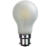Zander Lighting Frosted B22 A60 LED Filament Bulb