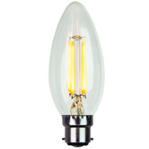 Zander Lighting Nebula B22 Candle 4W LED Filament Bulb