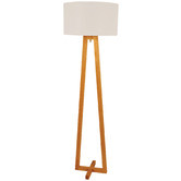 Zander Lighting Mantua Wooden Floor Lamp