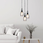 Zander Lighting Pritchard Glass Bottle Pendant Light