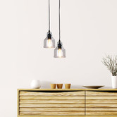 Zander Lighting Pritchard 19cm Glass Pendant