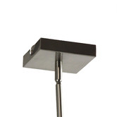 Zander Lighting Reuten 1 Light Steel Pendant
