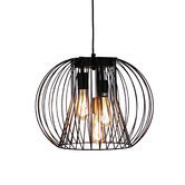Zander Lighting Verity Black Steel Wire 3 light Pendant