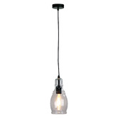 Zander Lighting Pritchard Glass Bottle Pendant Light