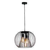 Zander Lighting Verity Black Steel Wire 3 light Pendant