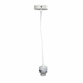 Zander Lighting White Parti Ceiling Light Suspension Cord
