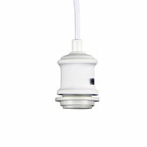 Zander Lighting Ortona Cloth Covered Suspension Pendant Light