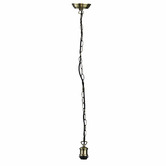 Zander Lighting Ortona Metal Chain Suspension Pendant Light