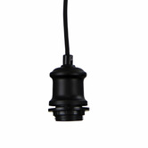 Zander Lighting Ortona Cloth Covered Suspension Pendant Light