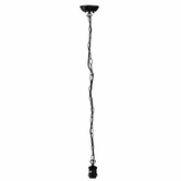 Zander Lighting Ortona Metal Chain Suspension Pendant Light