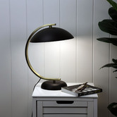 Zander Lighting Deken Black Metal Table Lamp