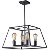 Zander Lighting Deacon 4 Light Metal Pendant