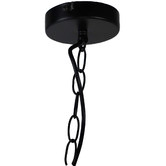 Zander Lighting Reuten Black Metal 4 Light Pendant