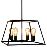 Zander Lighting Deacon 4 Light Metal Pendant