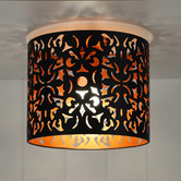 Zander Lighting Copper Porto Batten Fix Ceiling Light