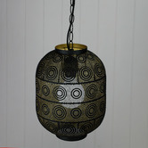 Zander Lighting Black &amp; Gold Venetia Pendant Light