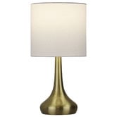 Zander Lighting Padua Antique Brass Touch Table Lamp